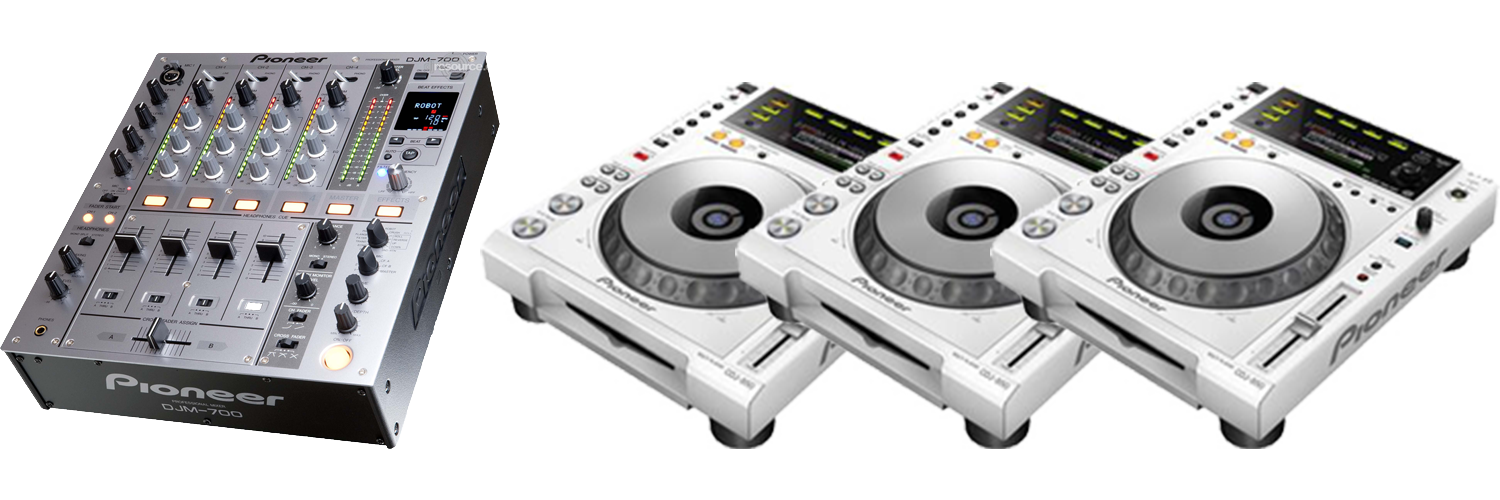 Music2Move assortiment DJ booth Pioneer